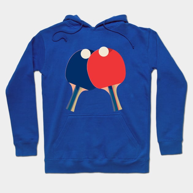 Table tennis rackets Hoodie by Mimie20